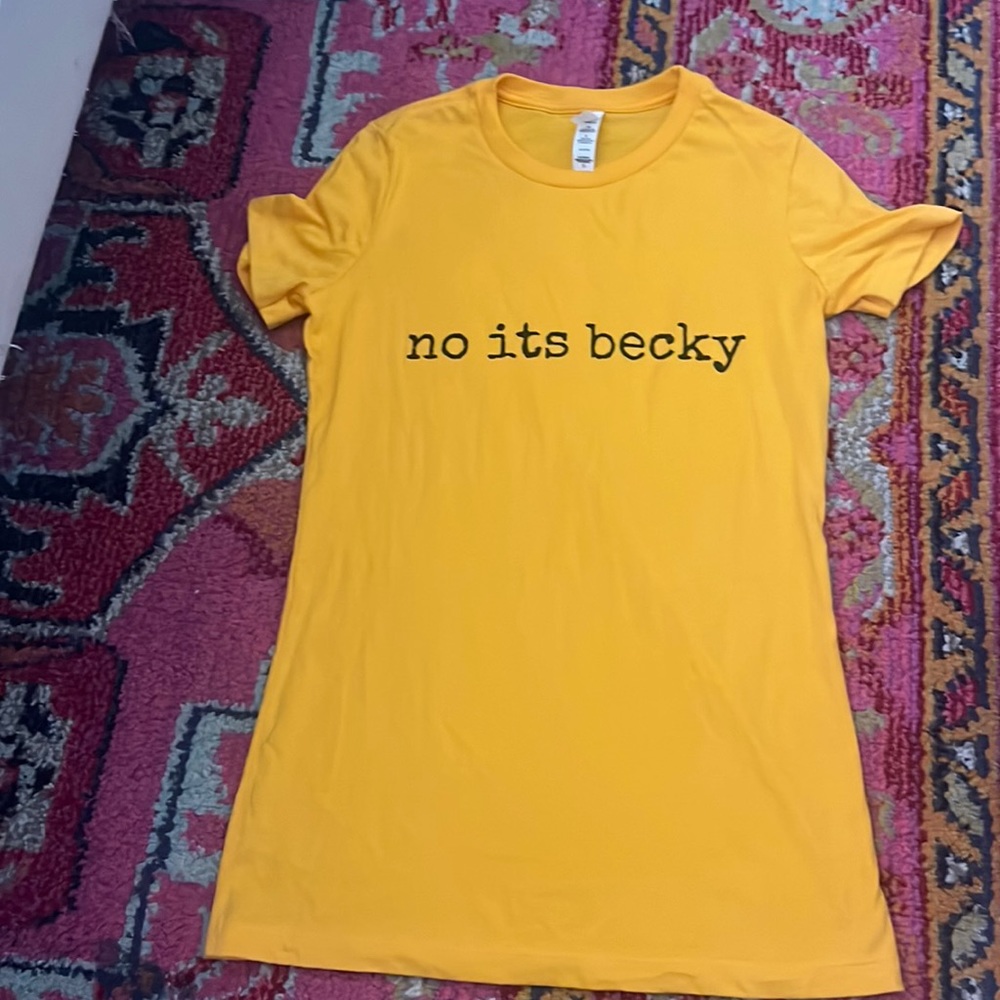 No it’s Becky Taylor Swift Shirt , never worn or washed